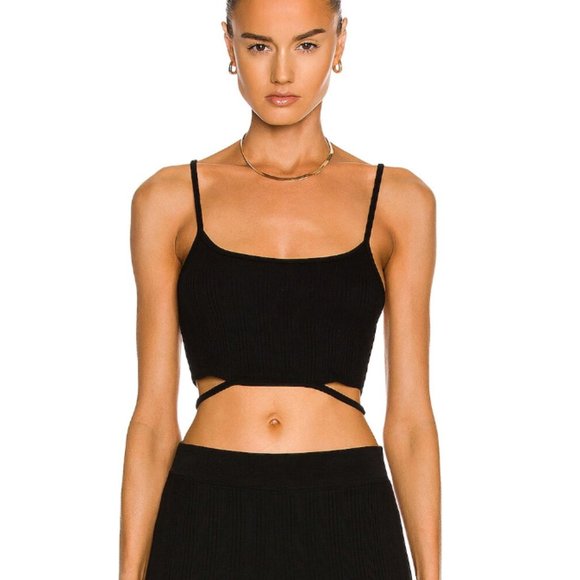 Jonathan Simkhai Tops - JONATHAN SIMKHAI STANDARD Elliana Everyday Rib Cropped Top